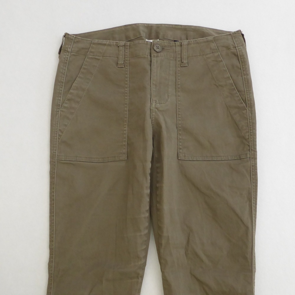Cabi Women Scout Cargo Trouser Pants Style 3199 Green Cotton Stretch Size 4 - Picture 2 of 9
